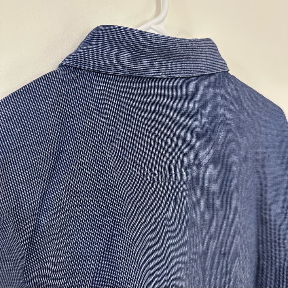 Jos A Bank Travelers Collection Blue Checkered Men’s Polo Size Large NWT - Picture 8 of 9